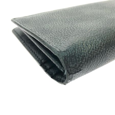  LOUIS VUITTON ルイヴィトン メンズ 二つ折り長財布 ダミエ ポルトフォイユブラザ N62665 ブラック