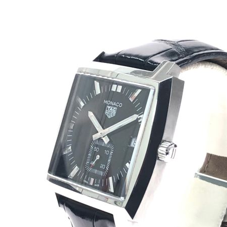  TAG HEUER タグホイヤー メンズ腕時計 クオーツ モナコ デイト スモールセコンド スクエアフェイス デイト WAW131A