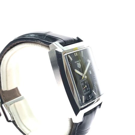  TAG HEUER タグホイヤー メンズ腕時計 クオーツ モナコ デイト スモールセコンド スクエアフェイス デイト WAW131A