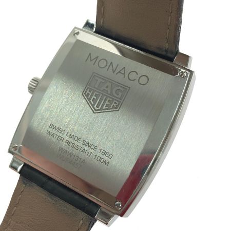  TAG HEUER タグホイヤー メンズ腕時計 クオーツ モナコ デイト スモールセコンド スクエアフェイス デイト WAW131A