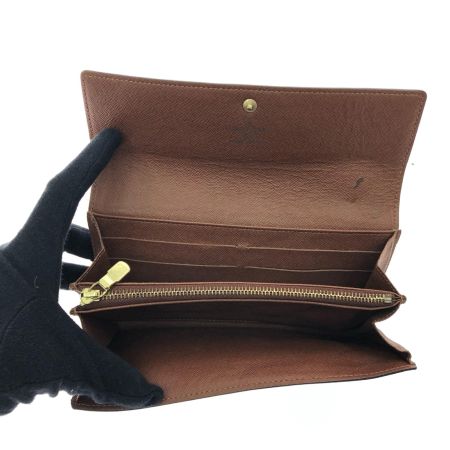  LOUIS VUITTON ルイヴィトン レディース 長財布 モノグラム ポルトフォイユ カビ M61734 ブラウン