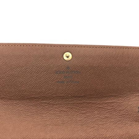  LOUIS VUITTON ルイヴィトン レディース 長財布 モノグラム ポルトフォイユ カビ M61734 ブラウン