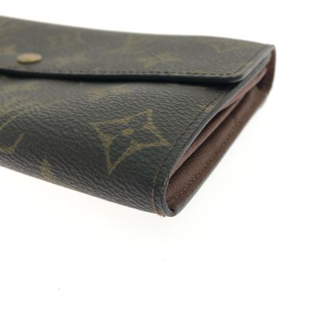  LOUIS VUITTON ルイヴィトン レディース 長財布 モノグラム ポルトフォイユ カビ M61734 ブラウン