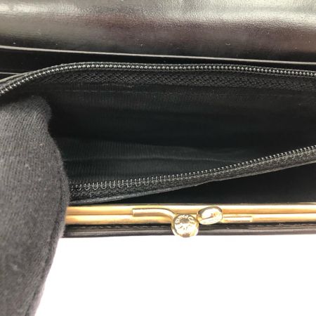  CELINE セリーヌ ヴィンテージ レディース 長財布 スターボール がま口 カビ臭有 ブラック