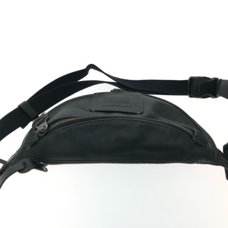  COACH コーチ メンズ アウトレット ボディバッグ レザー ウエストポーチ 76188 ブラック