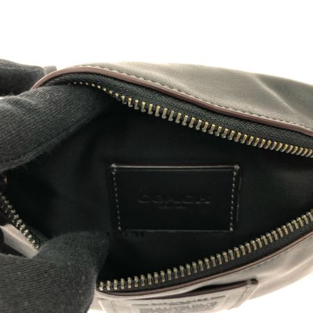  COACH コーチ メンズ アウトレット ボディバッグ レザー ウエストポーチ 76188 ブラック