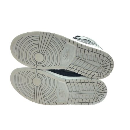  NIKE ナイキ メンズスニーカー ハイカット エア ジョーダン1 レトロ ハイ オリジナル 28.5cm 555088-036 ブラック×グレー