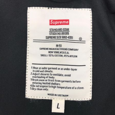  Supreme シュプリーム ジャケット SIZE L メンズ M-51 051305 ブラック