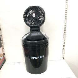 ▼▼ UPDRAFT アップドラフト 充電式ミストファン 給水ポンプ内蔵 4段階切替 屋外 アウトドア BBQ ブラック Nランク