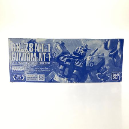  BANDAI バンダイ プラモデル MG RX-78NT-1 ガンダムNT-1 ver.2.0 クリアカラー 「機動戦士ガンダム0080 ポケットの中の戦争」 イベント限定