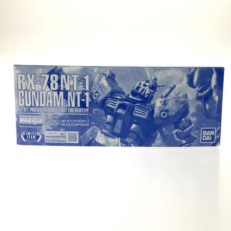  BANDAI バンダイ プラモデル MG RX-78NT-1 ガンダムNT-1 ver.2.0 クリアカラー 「機動戦士ガンダム0080 ポケットの中の戦争」 イベント限定