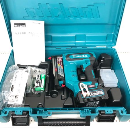  MAKITA マキタ 電動工具 コードレス式 36-40V 充電式ピンタッカ 充電池・ケース付 PSEマーク有 PT001G ブルー