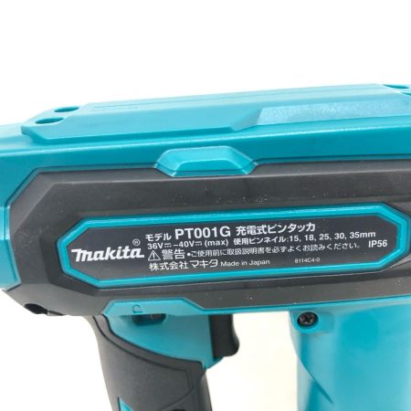  MAKITA マキタ 電動工具 コードレス式 36-40V 充電式ピンタッカ 充電池・ケース付 PSEマーク有 PT001G ブルー