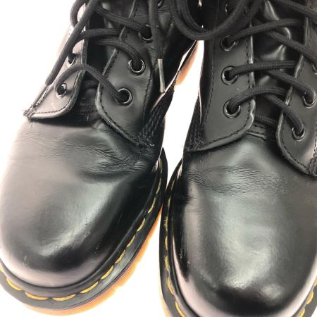 DR.MARIN レディース ミドルブーツ レースアップ 14ホール SIZE6 ブラック