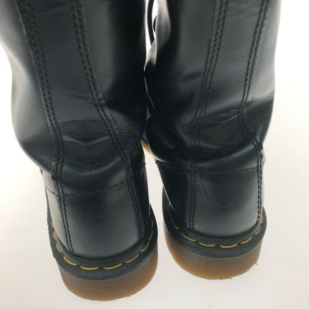  DR.MARIN レディース ミドルブーツ レースアップ 14ホール SIZE6 ブラック