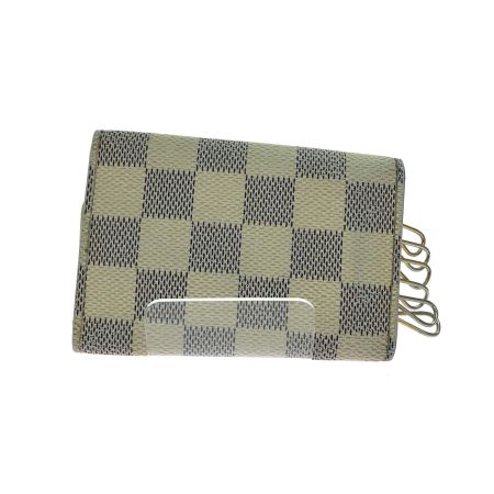  LOUIS VUITTON ルイヴィトン ユニセックス 6連キーケース ダミエ・アズール  N61745 ホワイト