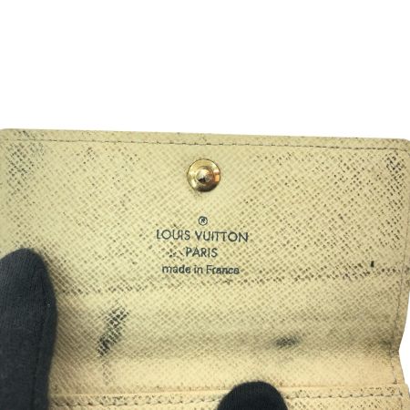  LOUIS VUITTON ルイヴィトン ユニセックス 6連キーケース ダミエ・アズール  N61745 ホワイト