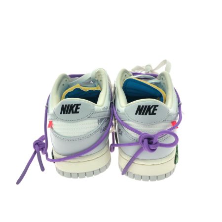  NIKE ナイキ メンズスニーカー オフホワイトコラボ Dunk Low 26cm DM1602-125 ホワイト×ライトグレー