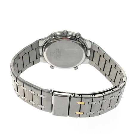 SEIKO セイコー メンズ腕時計 クオーツ ワールドタイム アラーム GMT クロノグラフ デイト 5T52-7A00