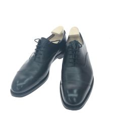 ▼▼ JOSEPH CHEANEY メンズ ストレートチップ ドレスシューズ ８1/2 シューツリー付 ブラック Bランク
