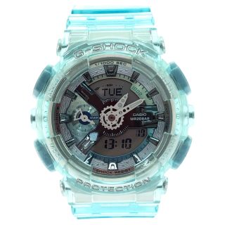CASIO カシオ ユニセックス 腕時計 クオーツ デジアナウォッチ G-SHOCK GMA-S110VW ライトブルースケルトン CASIO カシオ ユニセックス 腕時計 クオーツ デジアナウォッチ G-SHOCK