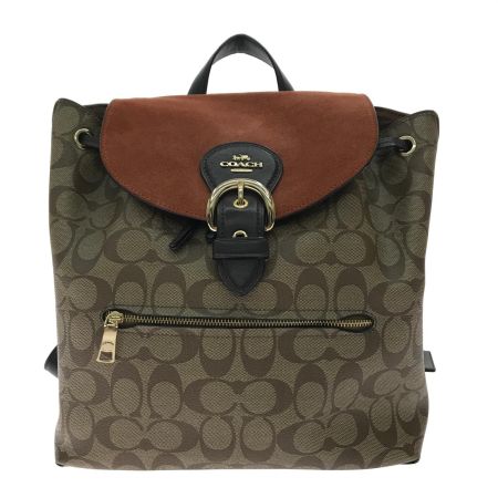  COACH コーチ バッグ リュック シグネチャー F2157 C5693 ブラウン