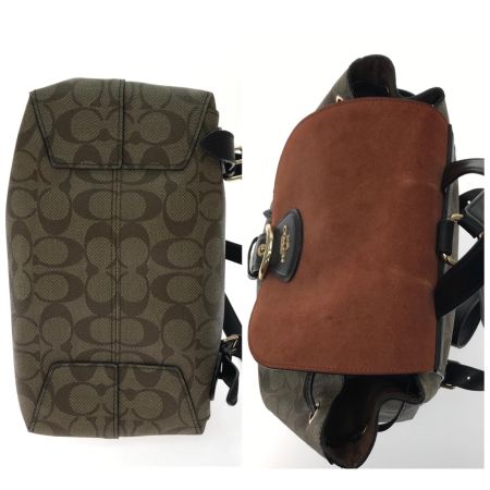  COACH コーチ バッグ リュック シグネチャー F2157 C5693 ブラウン