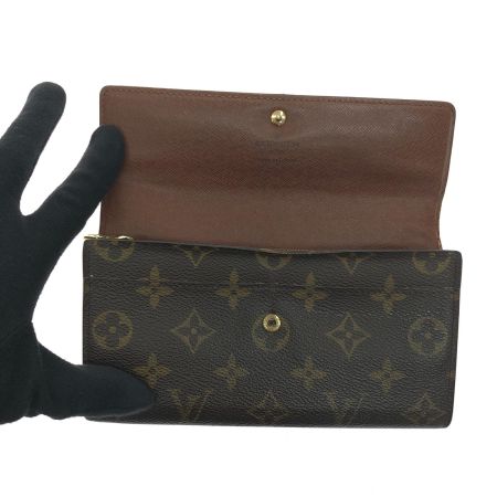  LOUIS VUITTON ルイヴィトン レディース 長財布 モノグラム ポルトフォイユ サラ  M61734 ブラウン