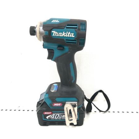  MAKITA マキタ コードレス式 36-40V 充電式インパクトドライバ 充電器・充電池2個・ケース付 PSEマーク有 TD001G ブルー