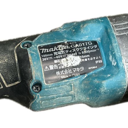  MAKITA マキタ ディスクグラインダー GA017G ブラック×グリーン