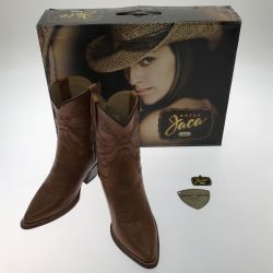▼▼ BOTAS JACA ハカ ブーツ ウェスタンブーツ レディース SIZE 24cm 13443 22574 ブラック Bランク