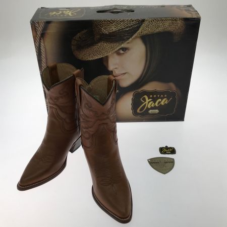  BOTAS JACA ハカ ブーツ ウェスタンブーツ レディース SIZE 24cm 13443 22574 ブラック