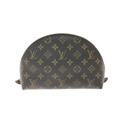 ▼▼ LOUIS VUITTON ルイヴィトン レディース コスメポーチ 化粧ポーチ モノグラム ポシェット・コスメティック MM M46579 ブラウン Bランク