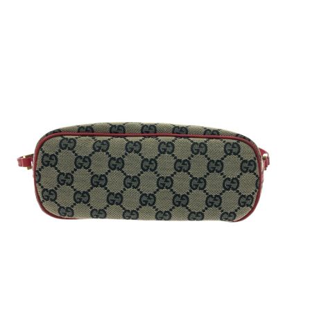  GUCCI グッチ レディース ハンドバッグ バニティバッグ GGキャンバス 0391103 ベージュ/レッド