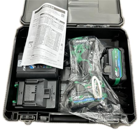  HiKOKI ハイコーキ インパクトドライバ コードレス式 36v 充電器・充電池2個・ケース付 WH36DD グリーン