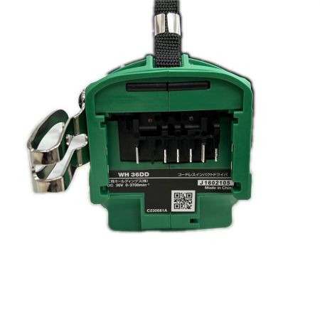  HiKOKI ハイコーキ インパクトドライバ コードレス式 36v 充電器・充電池2個・ケース付 WH36DD グリーン