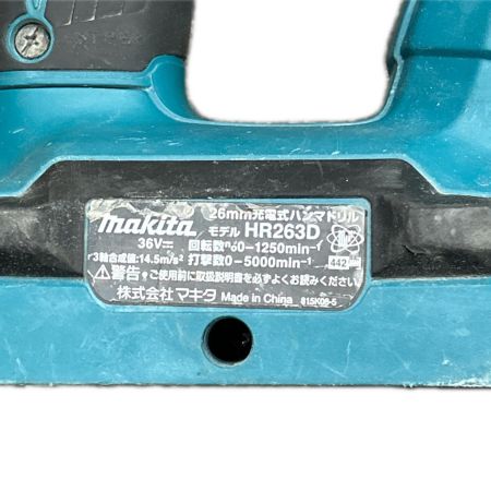 MAKITA マキタ ハンマドリル コードレス式 18v/18v HR263D グリーン