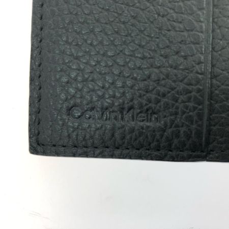  Calvin Klein カルバンクライン メンズ 二つ折り財布 エンボススリムバイフォールドウォレット 4D1063G ブラック