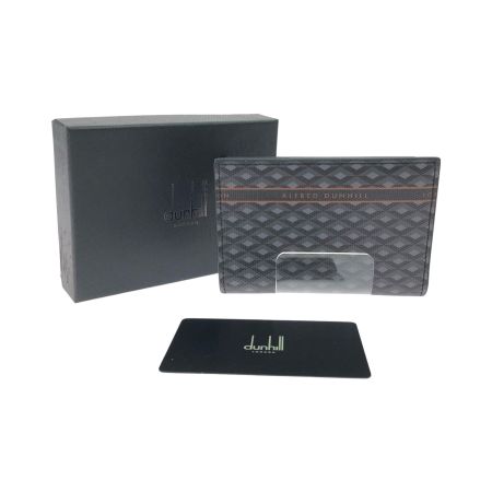  dunhill ダンヒル メンズ 名刺入れ PVCカードケース ギャランティカード付 DU19R2470CC030R