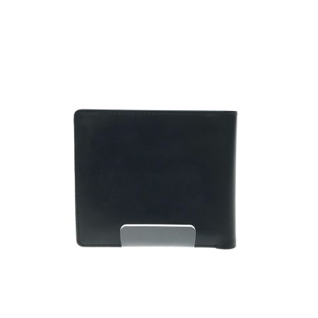  dunhill ダンヒル メンズ 二つ折り財布 ゴールドロゴプレート コーナーゴールド金具 小銭入れ有 ブラック