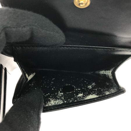  dunhill ダンヒル メンズ 二つ折り財布 ゴールドロゴプレート コーナーゴールド金具 小銭入れ有 ブラック