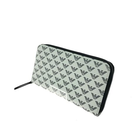  EMPORIO ARMANI エンポリオアルマーニ 長財布 ホワイト イーグルモノグラム ホワイト