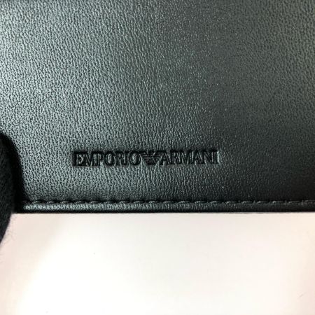  EMPORIO ARMANI エンポリオアルマーニ 2つ折り財布 イーグルロゴ ブラック