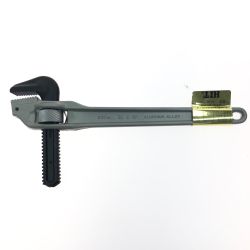HIT TOOLS ヒットツールズ アルミ製タテ型パイプレンチ 300mm 最大口開き 77mm AOP-300 Aランク