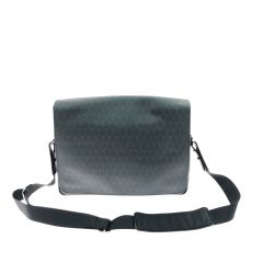 ▼▼ dunhill ダンヒル メンズ ショルダーバッグ A4サイズ かぶせショルダー ビジネスバッグ C0812 ブラック Bランク