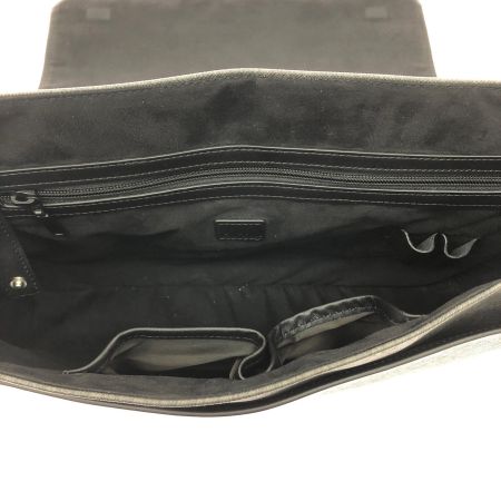  dunhill ダンヒル メンズ ショルダーバッグ A4サイズ かぶせショルダー ビジネスバッグ C0812 ブラック