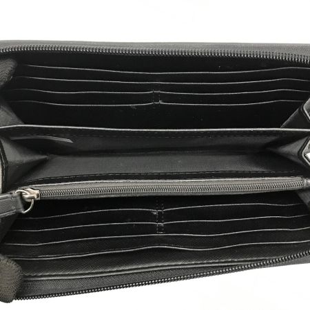  COACH コーチ 財布 長財布  シグネチャー ラウンドジップ  ブラック