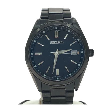  SEIKO セイコー メンズ腕時計 電波ソーラー セイコーコレクション  7B72-0AC0 ブラック