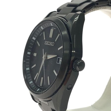  SEIKO セイコー メンズ腕時計 電波ソーラー セイコーコレクション  7B72-0AC0 ブラック