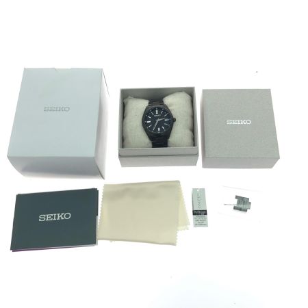  SEIKO セイコー メンズ腕時計 電波ソーラー セイコーコレクション  7B72-0AC0 ブラック
